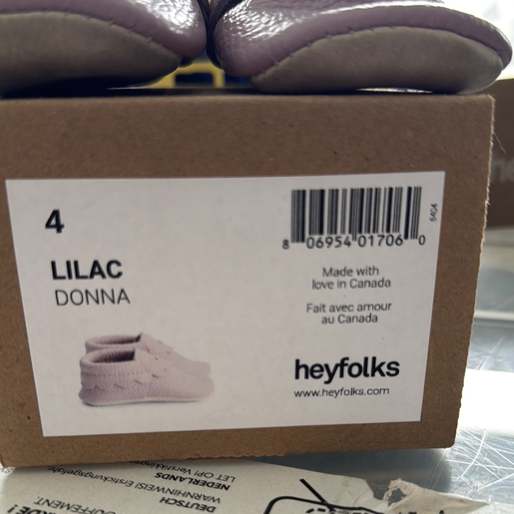 HEYFOLKS Lilac Kids Shoes